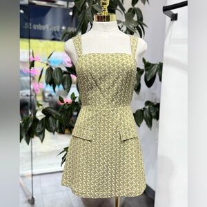 Aegean Breeze Textured A-Line Mini Dress